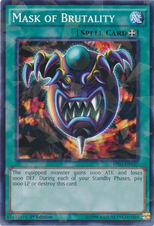 Mask of Brutality (Shatterfoil) – Battle Pack 3: Monster League (YuGiOh)