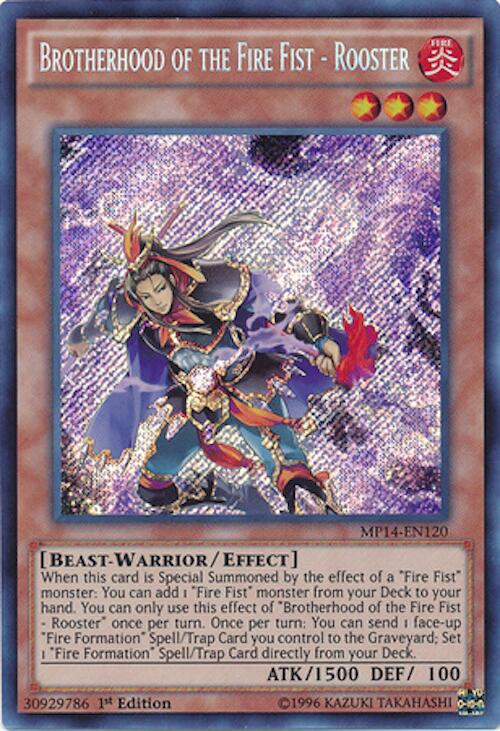 Brotherhood of the Fire Fist - Rooster – 2014 Mega-Tins Mega Pack (YuGiOh)