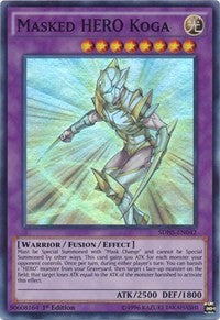 Masked HERO Koga – Structure Deck: HERO Strike (YuGiOh)