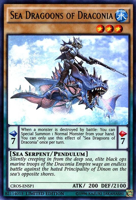 Sea Dragoons of Draconia (CROS-ENSP1) – Crossed Souls (YuGiOh)