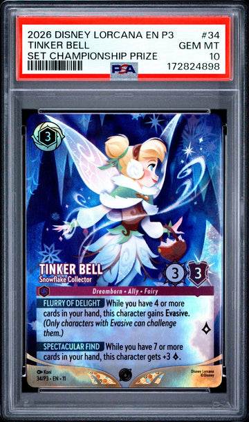 Tinker Bell - Snowflake Collector